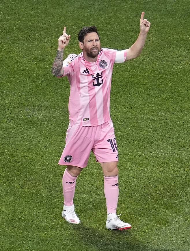 메시. 사진 | 애틀랜타=로이터연합뉴스