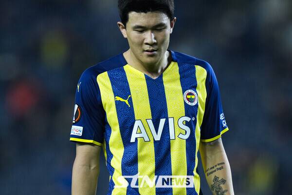 페네르바체 활약 시절 김민재. 사진┃뉴시스/AP