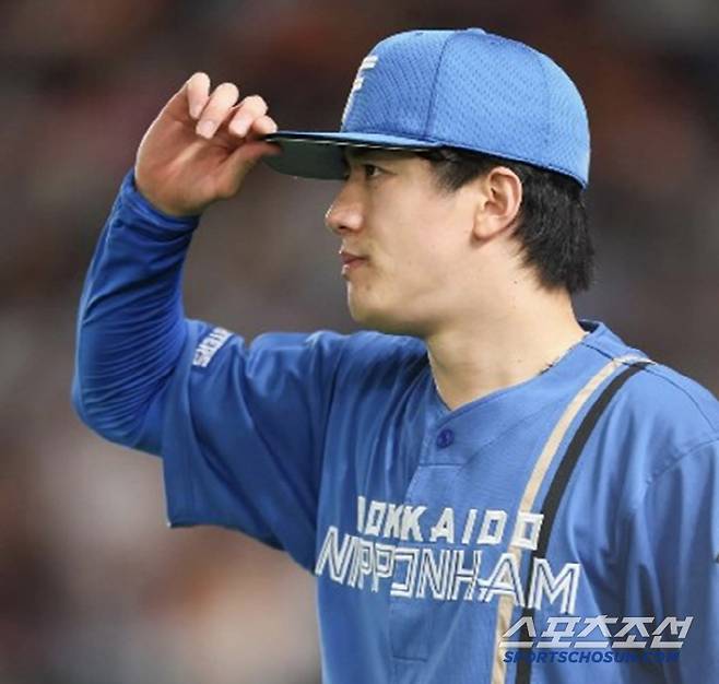 니혼햄 우완 기타야마가 19일 요미우리를 상대로 9이닝 1실점 완투승을 거뒀다. 9회 1사후 홈런을 내주면서 노히트 노런이 날아갔다. 사진캡처=니혼햄 파이터스 SNS