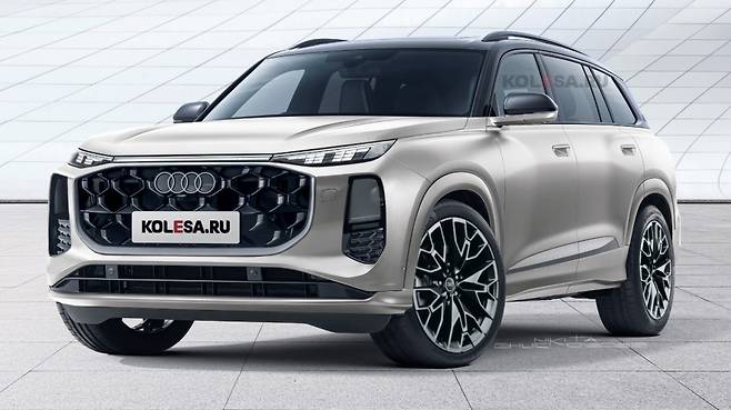 Q6 페이스리프트 예상도(출처:KOLESA.RU)