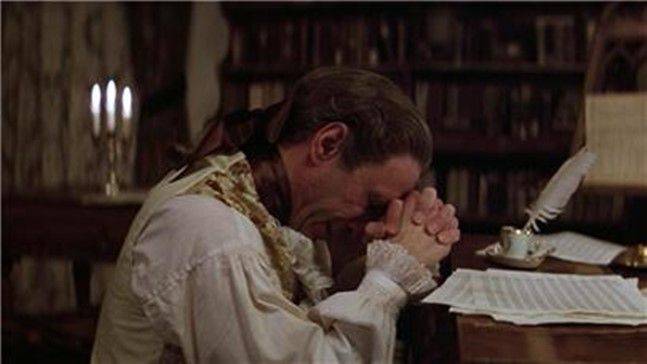 고뇌하고 기도하는 수밖에 없는 살리에리. ⓒ