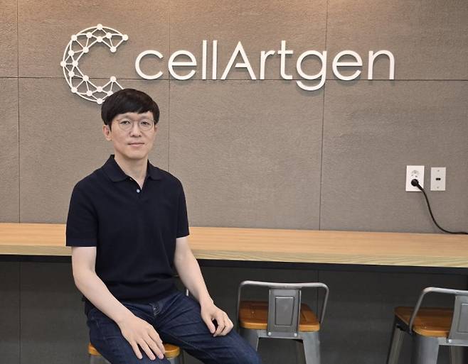 조승우 세라트젠 대표이사가 5월 13일 연세대 신촌 캠퍼스 세라트젠 사무실에서 동아사이언스와 인터뷰를 하고 있다. 문세영 기자.