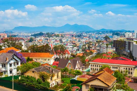 '달랏 시내' 전경(한진관광 제공)