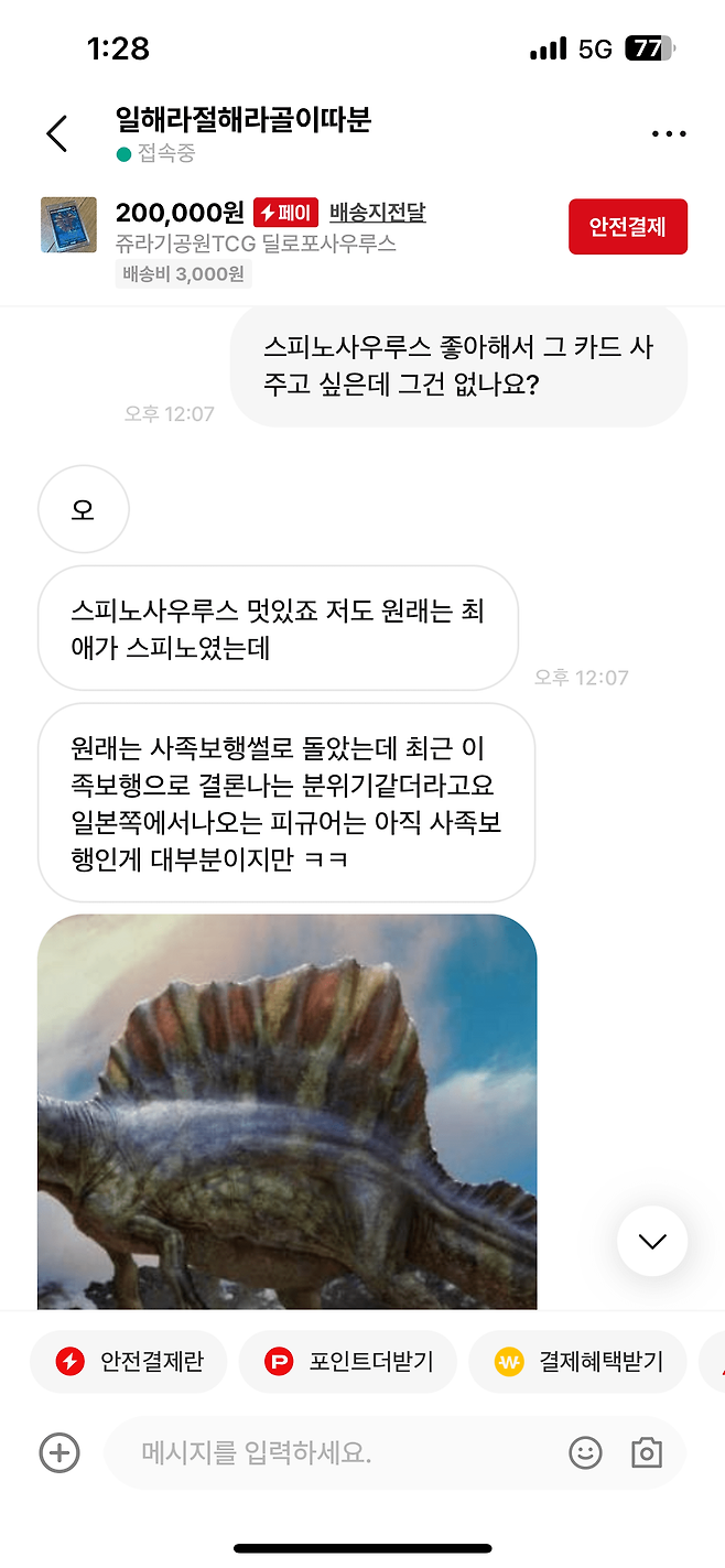 번개장터 극한의 공룡빌런 ㄷㄷ .jpg