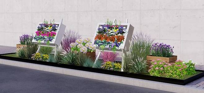 인천 서구는 수도권 최초로 추진 중인 정원도시 조성사업의 성공적인 추진을 위해 서곶로 일대를 꽃향기 가득한 가로정원길을 조성한다. 인천 서구 제공.