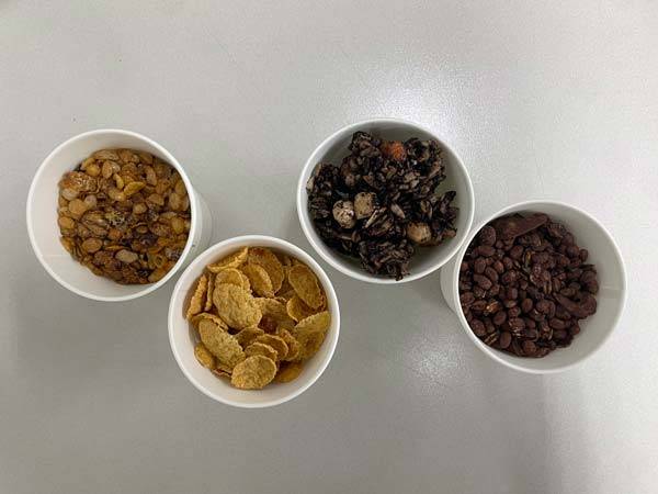 왼쪽부터 씨알로, 켈로그, 분더, 제로스푼 제품./사진=이슬비 기자