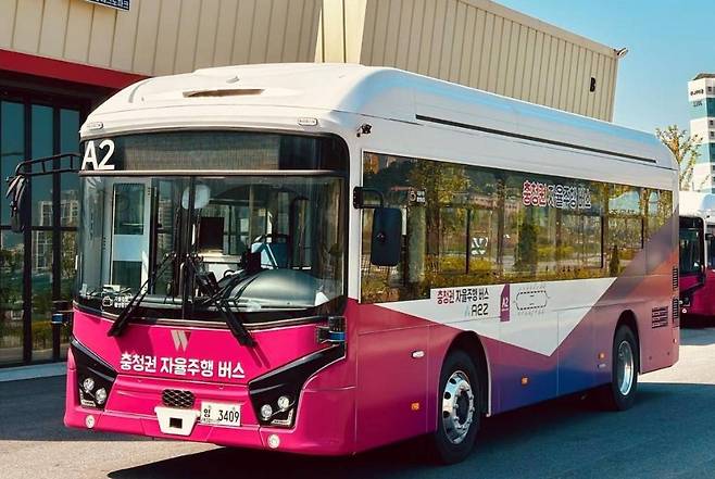 세종시가 운영 중인 BRT전용 자율주행 버스 / 출처=세종시
