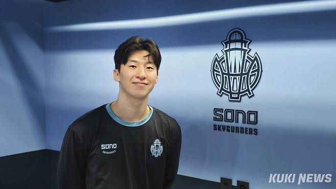 이정현이 지난 11일 고양 소노 아레나에서 쿠키뉴스와 인터뷰하고 있다. 김영건 기자