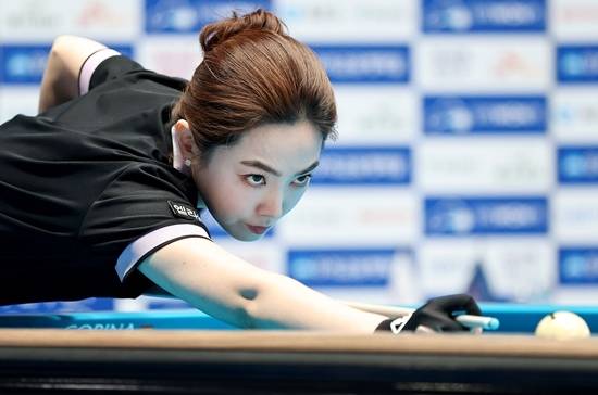 LPBA 16강전에선 차유람이 정수빈을 물리치고 8강에 합류했다. (사진=PBA)