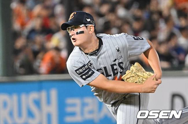 [OSEN=부산, 이석우 기자]  한화 이글스 김서현 / foto0307@osen.co.kr