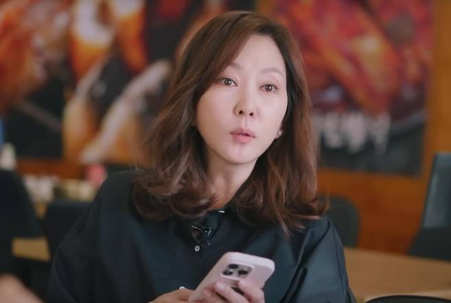 배우 김남주. 유튜브 채널 '김남주' 캡처.