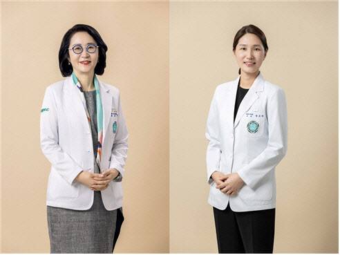 (왼쪽부터)이대서울병원 염증성장질환센터 정성애 교수(센터장), 송은미 교수(교육담당 교수)
