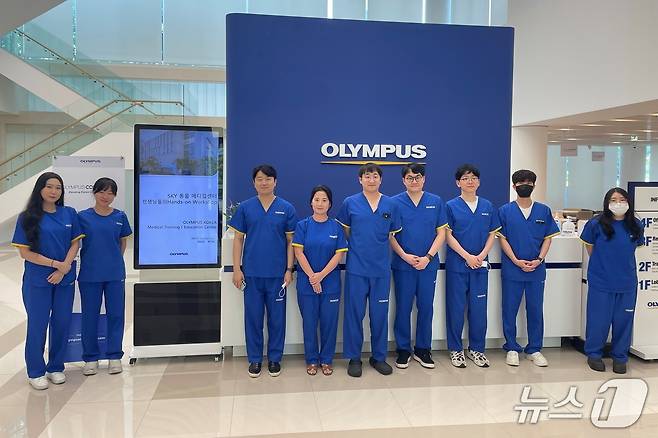 스카이동물메디컬센터는 18일 복강경 워크숍을 진행했다(동물병원 제공) ⓒ 뉴스1