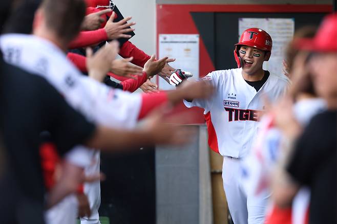 올 시즌 KIA의 히트상품으로 떠오른 오선우. KIA 제공