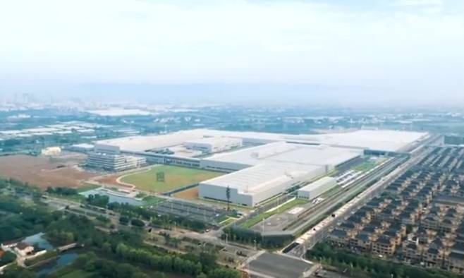 지리자동차 창싱기지, 중국 저장성 후저우시에 자리잡고 있다(영상제공: 지리자동차)