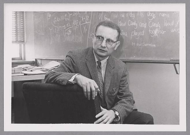 미국 최초로 노벨경제학상을 수상한 폴 사무엘슨/사진=MIT 박물관 홈페이지