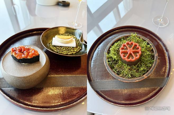 소라크래커와 녹두전(왼쪽), 비트. 육성연 기자