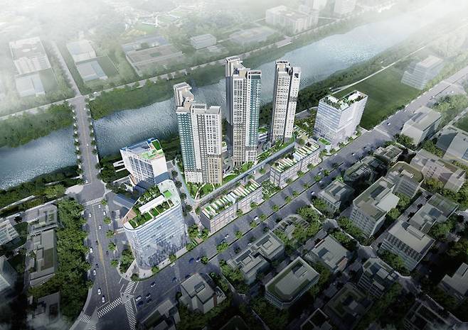 [부산=뉴시스] 현원개발이 최근 착공한 양산 신기2지구 복합도시의 조감도(사진=대원플러스 제공) 2025.06.21. photo@newsis.com *재판매 및 DB 금지