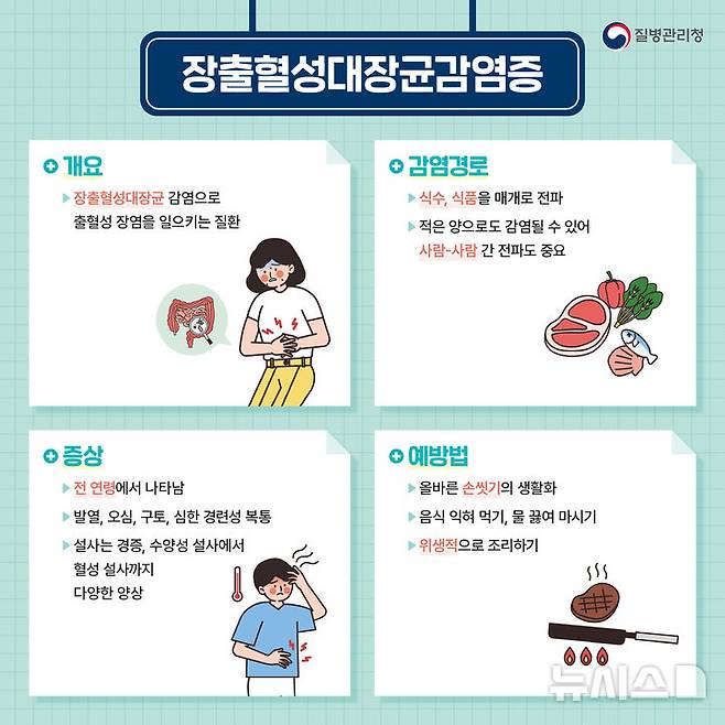 [안양=뉴시스] 장출혈성대장균감염증 예방수칙 안내문.(안내문=안양시 제공).2025.06.21. pjd@newsis.com