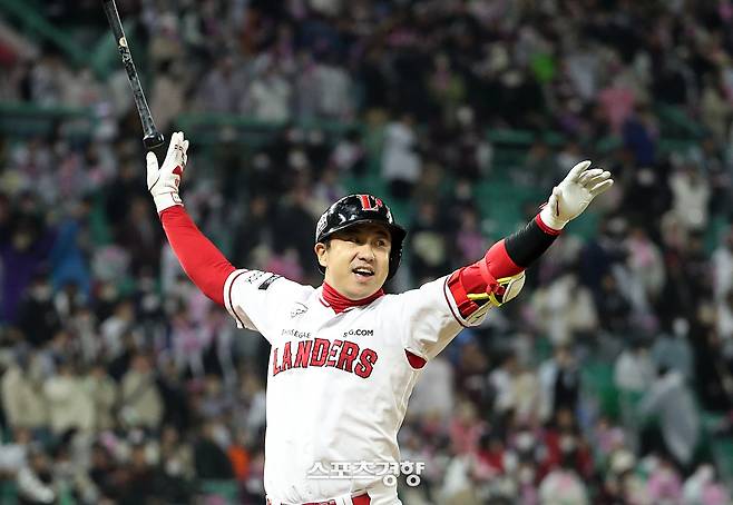 SSG 시절 김강민.       정지윤 선임기자