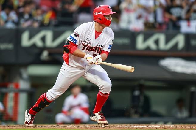 ▲ 이범호 감독은 오선우를 경기 후반 승부처에서 활용하겠다는 뜻을 드러냈다 ⓒKIA타이거즈