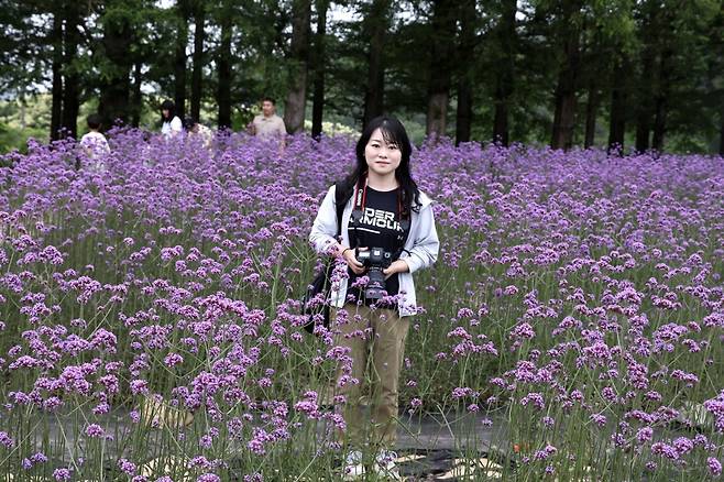 사진 출사하러 간 다나카 쇼코 씨 [본인 제공]