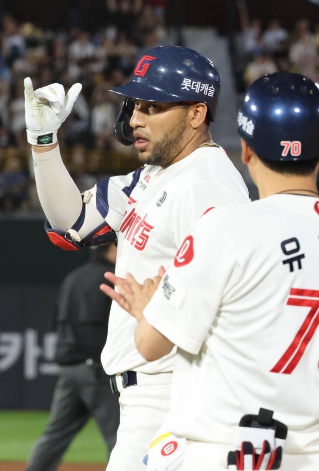 롯데 자이언츠의 빅터 레이예스. 연합뉴스