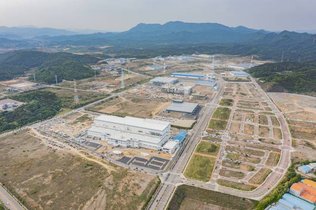 현재 2단계 사업이 추진 중인 구미국가산업단지 제5단지 전경. 구미시 제공