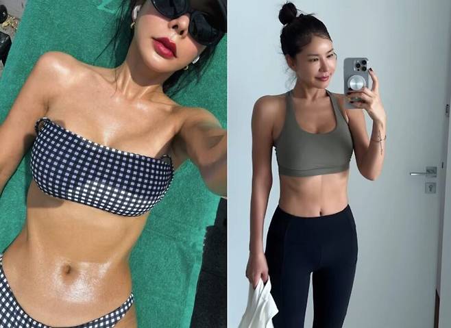 김준희는 과거 53kg에서 47kg으로 감량했다. 올해 47kg 유지가 목표라는 그는 꾸준한 운동과 식단 조절을 하는 것으로 전해졌다. [사진=SNS]