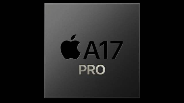 애플 A17 프로 칩. 대만 TSMC 3나노급 공정에서 생산된다. (사진=애플)