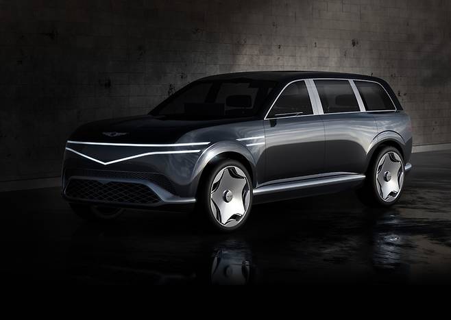 제네시스 GV90 디자인을 보여주는 네오룬 콘셉트