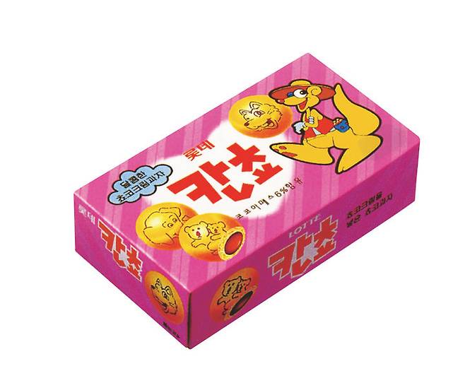 [서울=뉴시스] 1990년대 칸쵸 추정 이미지. (사진=롯데웰푸드) photo@newsis.com  *재판매 및 DB 금지