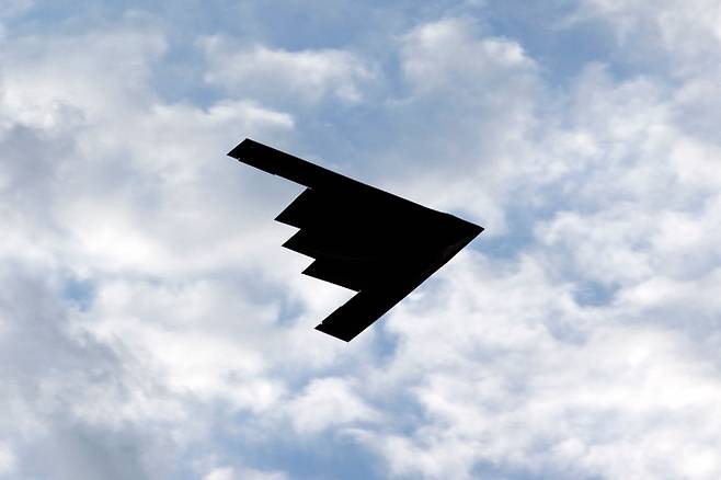 미 공군에서 운용 중인 B-2 스텔스 폭격기. 연합뉴스