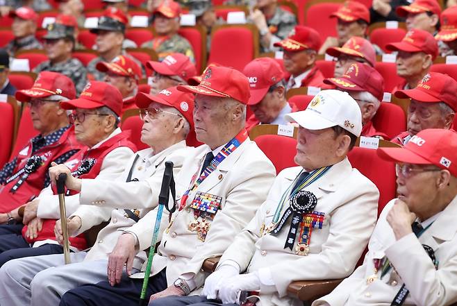 양구 도솔산 전투 참전용사들 [촬영 양지웅]