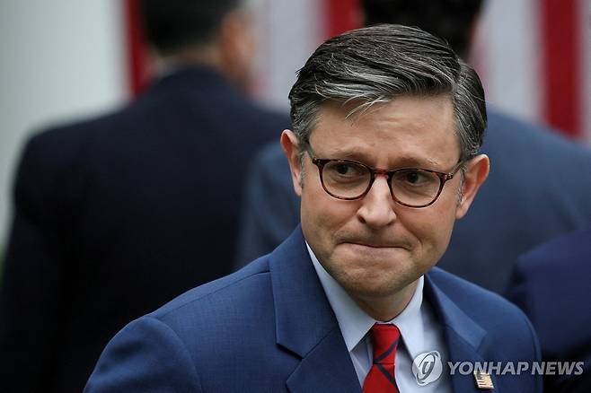 존슨 미국 하원의장 [로이터 연합뉴스 자료사진. 재판매 및 DB 금지]