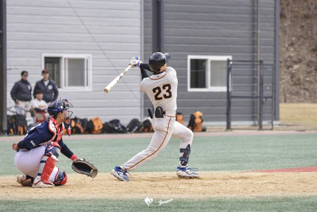 올해 5월 진행한 KUSF U-리그 예선전에서 영남대 야구부의 경기 모습. 영남대 제공