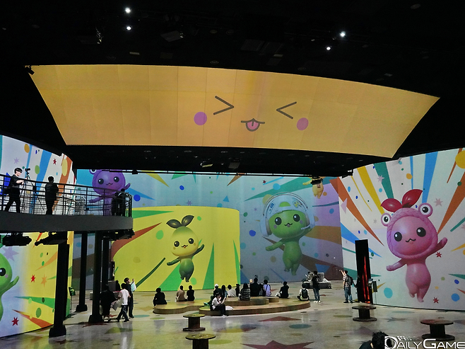 게임의 마스코트 모코코의 순서도 빠지지 않았다.