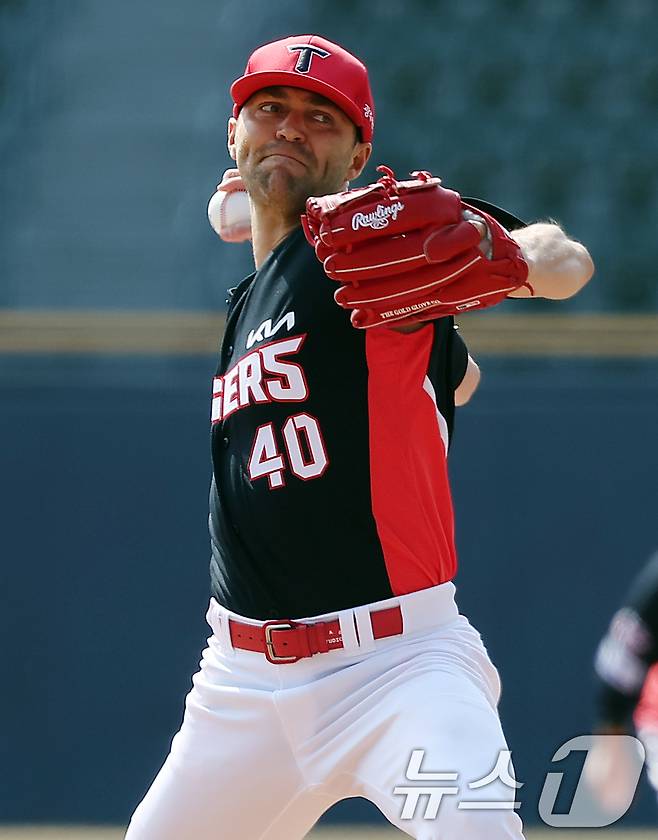 KIA 타이거즈 외국인 투수 제임스 네일. 2025.3.14/뉴스1 ⓒ News1 김진환 기자
