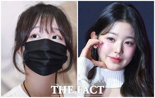 '4세대 아이돌 아이콘' 장원영(오른쪽)은 외모, 가창력, 댄스, 인간미 등 어디에도 손색이 없지만, 사이버레커 유튜버의 악의적 비방 및 허위사실 유포에는 속수무책이었다. 사진 왼쪽은 쯔양. /더팩트 DB