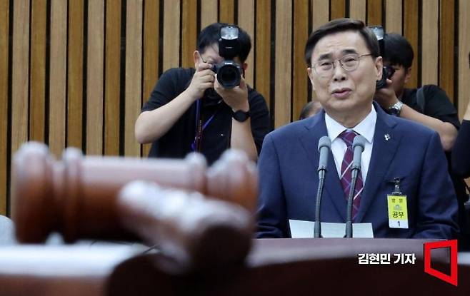 이종석 국가정보원장 후보자가 19일 국회 정보위원회에서 열린 인사청문회에서 발언하고 있다. 2025.6.19 김현민 기자