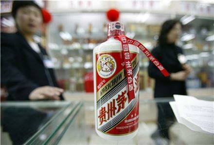 중국 전통 바이주(白酒) 브랜드 가운데 하나인 마오타이. 기사 이해를 돕기 위한 사진으로 내용과는 무관. 블룸버그뉴스
