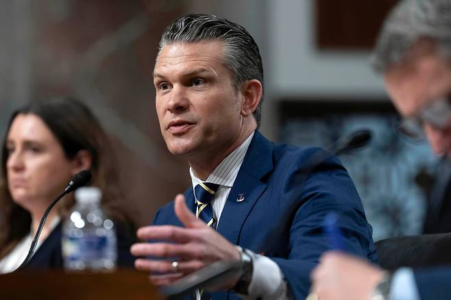 헤그세스 미 국방부 장관./AP 연합뉴스