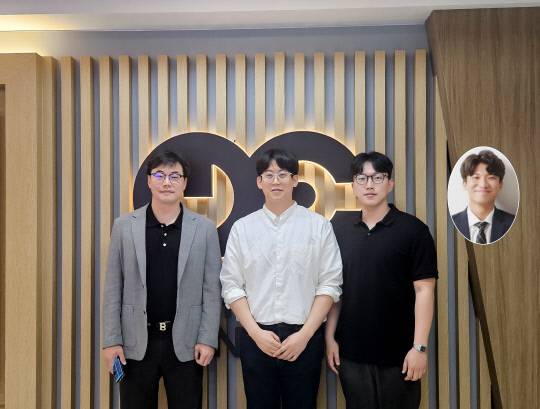 (왼쪽부터) 박인규 KAIST 교수, 최중락 한국전자통신연구원 박사, 이돈호 KAIST 박사과정, 한찬규 KAIST 석사. KAIST 제공