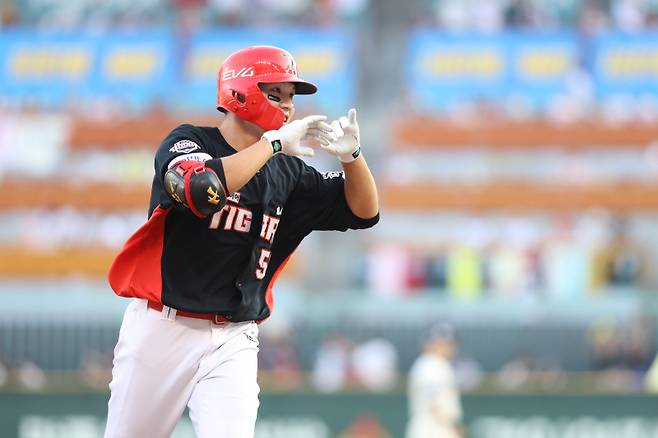 올 시즌 'KIA의 발견'이라고 해도 손색없는 오선우. KIA 제공