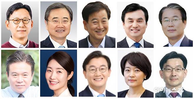 이재명 대통령이 23일 각 부처 장관 후보자 11명을 지명했다. 상단 왼쪽부터 배경훈 과기부 장관 후보자, 조현 외교부 장관 후보자, 정동영 통일부 장관 후보자, 안규백 국방부 장관 후보자, 권오을 국가보훈부 장관 후보자, 송미령 농림축산부 장관(유임), 김성환 환경부 장관 후보자, 김영훈 노동부 장관 후보자, 강선우 여가부 장관 후보자, 전재수 해수부 장관 후보자, 한성숙 중기부 장관 후보자, 윤창렬 국무조정실장 후보자 [사진=대통령실]