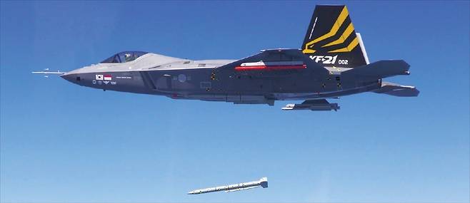 KAI가 양산에 돌입한 국산 차세대 전투기 KF-21.  KAI 제공