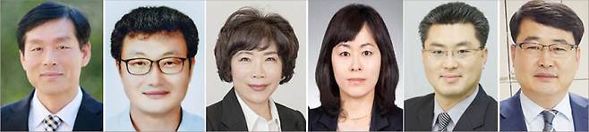 &nbsp;왼쪽부터 강상철 부이사관, 문선태·박민숙·조정희·이계영·장동준 서기관.