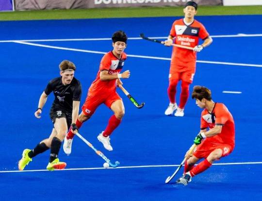 2025 네이션스컵 한국과 뉴질랜드의 경기 모습. 사진[연합뉴스]