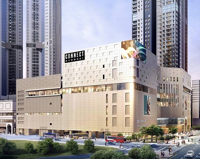 커넥트현대 청주 조감도. [사진출처 = 현대백화점]