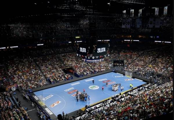 사진 2024/25 시즌 Machineseeker EHF 챔피언스리그 경기 모습, 사진 출처=유럽핸드볼연맹